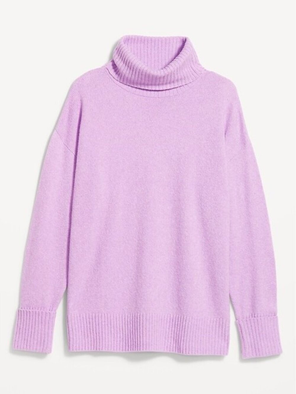 OLD NAVY Women's SoSoft Turtleneck Tunic Size L in Lavender Purple